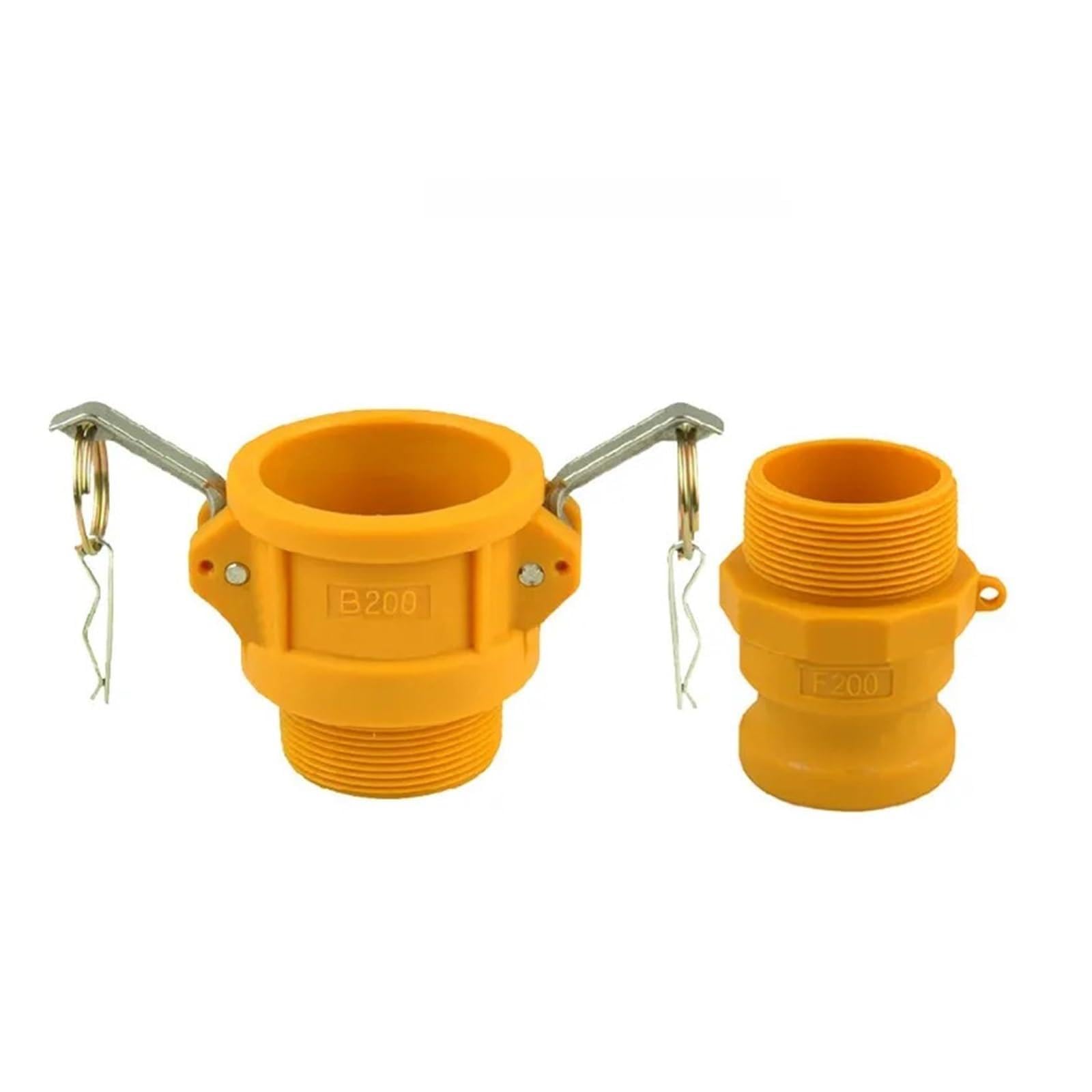 1Pcs DN15 To DN50 Camlock Couplings 1/2" To 2" Quick Disconnect PP Pipe Fittings(Follow me Cheaper,1") Brass Hose