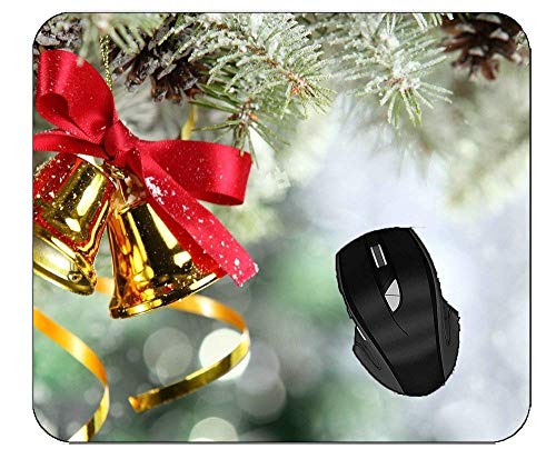 Preisvergleich Produktbild Mauspads für Computer Weihnachtsbeleuchtung Weihnachtsschmuck Licht Weihnachtsball Büro Mauspad
