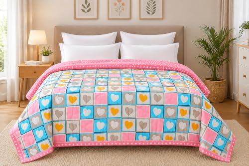 Image of Reversible Summer Blanket, AC Comforter AC Blanket for Summer | AC Comforter Double Cooling Quilt Dohar Bed