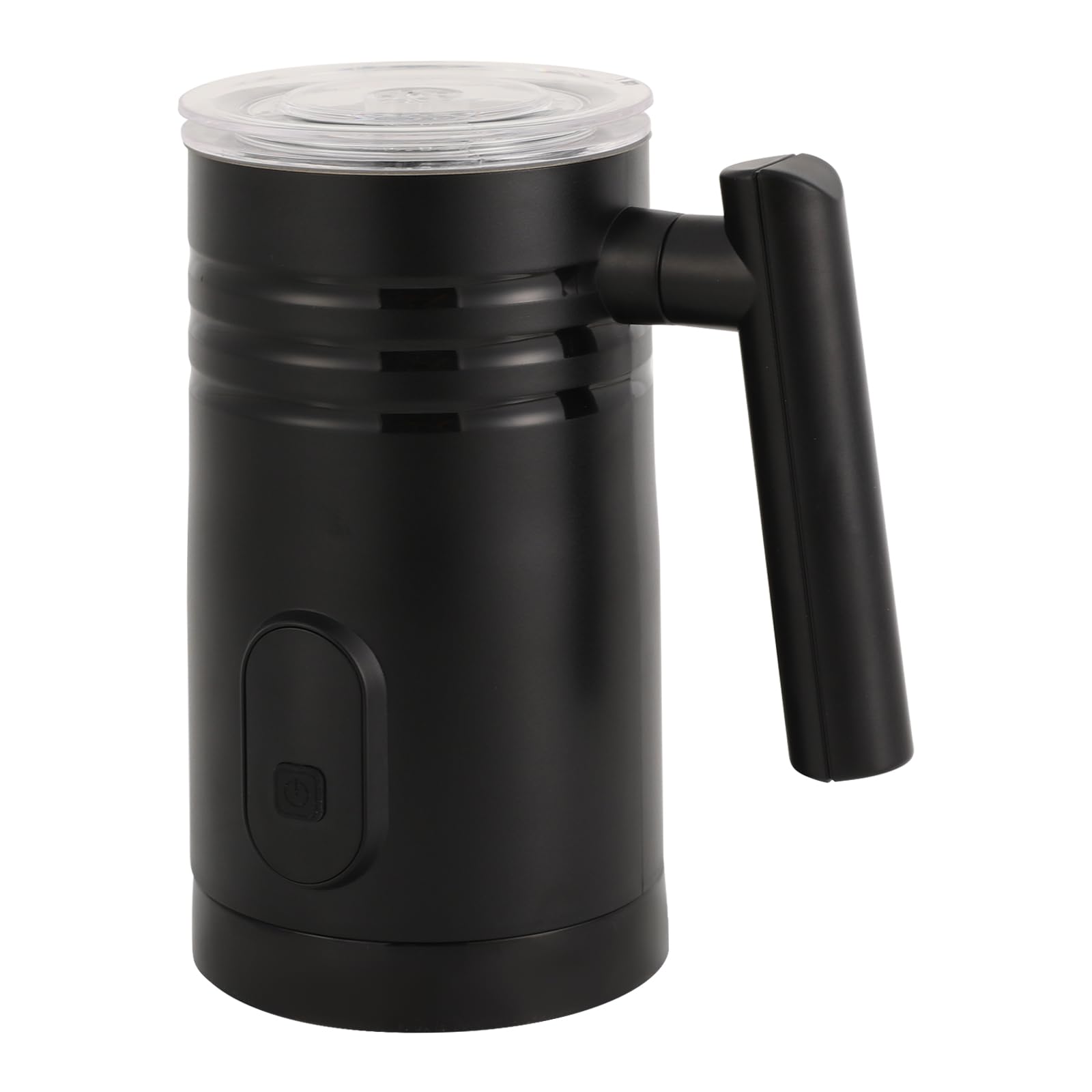 Espumador de leche eléctrico 4 en 1 con control de un solo clic, espumador de leche automático de 400 W con cepillo, apagado automático, silencioso, para espuma de leche caliente y fría, chocolate