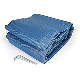 Camco 42821 Awning Mat 9 X12 Blue