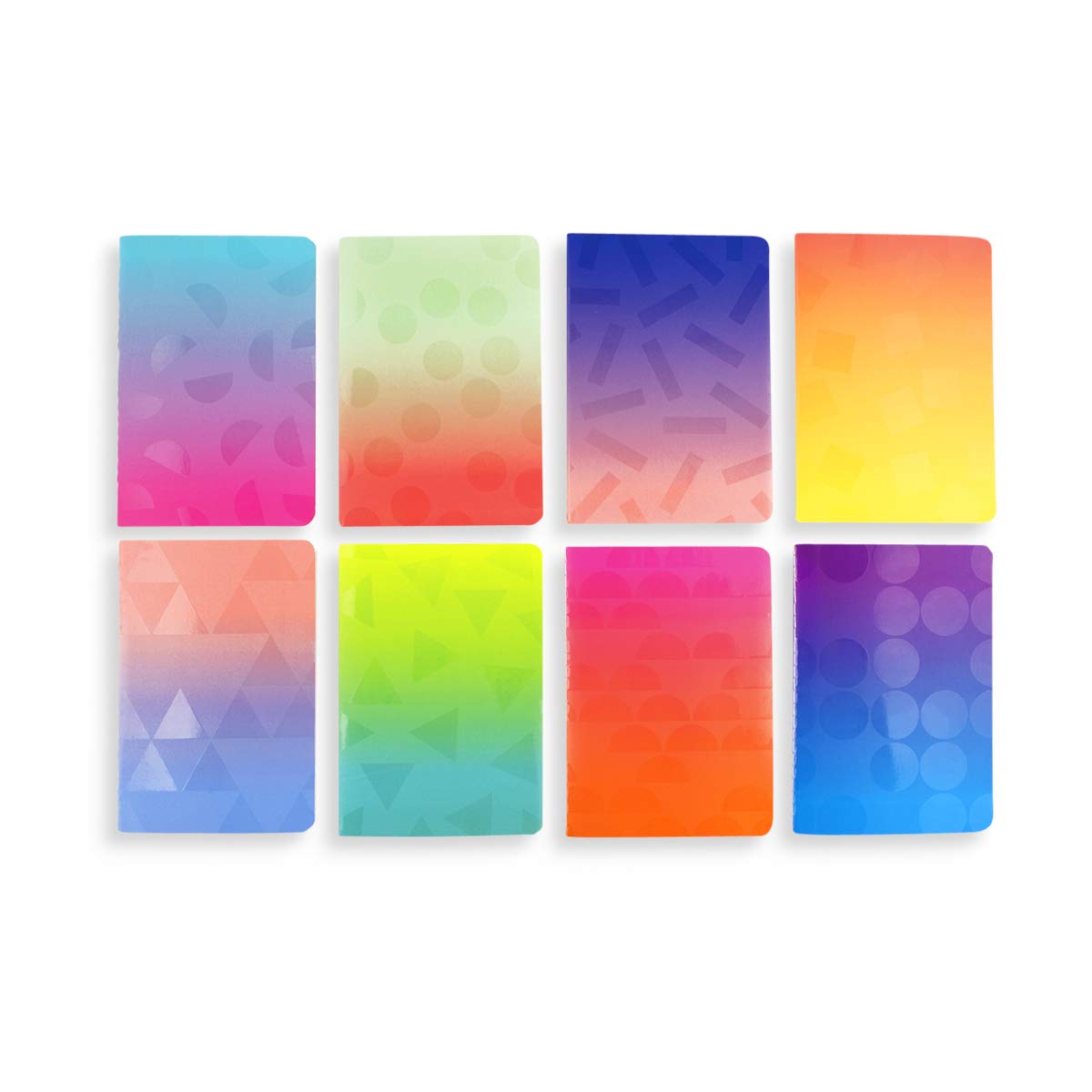 OOLY Mini Pocket Pal Journals, Oh My Ombre! Set of 8 (118-192)