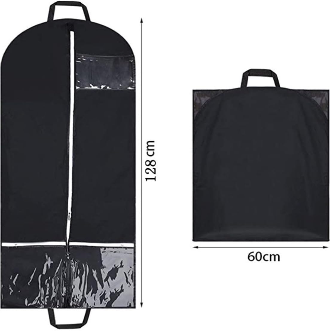 Torba Ubrania 5 szt. 50 "torby na ubrania podróżne 4" torby suknię z klinami suknie długie kieszenią wisząca torba garnitury Okładka