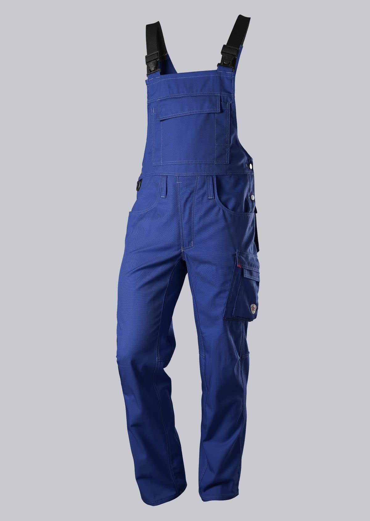 BP 1825-032-5632 Men'S Work Trousers, Higher Waist At The Back, 270,00 G/M², Fabric Blend With Stretch, Anthracite/Black, Size 47/48N