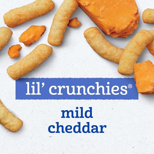 gerber stage 3 baby food snacks mild cheddar lil39 crunchies snacks for babies baby led feeding 6-pack