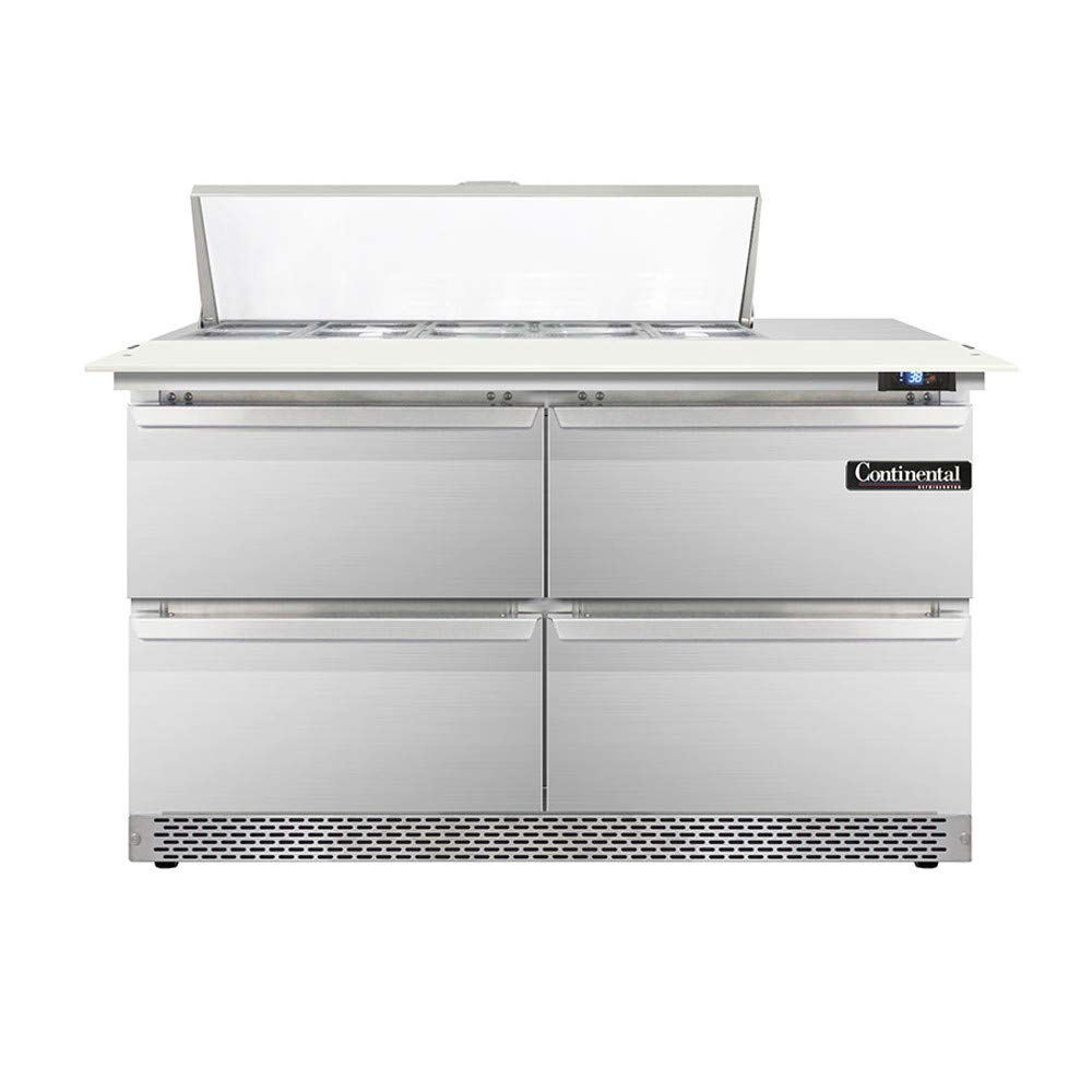DL48-10C-FB-D Designer Line Sandwich Unit by Continental Refrigerator – Commercial Grade