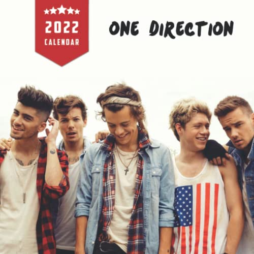One Direction Calendar 2022: One Direction 2022 Calendar with Notes Section, Monthly Square Calendar from September 2021 to December 2022 with 18 Exclusive One Direction Photo Shoots