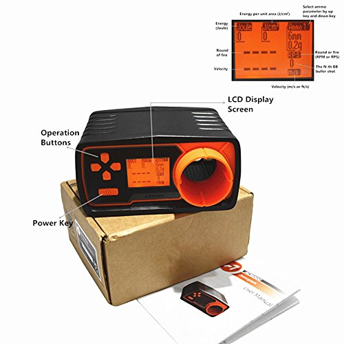 AC5000 Airsoft Gun Speed Tester BBS Shooting Chronograph