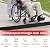 Threshold Ramps for Doorways, Self-Adhesive Rubber Ramps for Door Threshold Rubber Door Threshold Ramp for Wheelchair Scooter Stroller Tile Transition Strip Reducer, 3000Lbs Capacity(0.4" Rise-3.3'L)