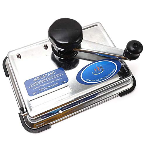 Preisvergleich Produktbild Manueller Metallzigarettenhersteller und Gewürzmühle, Tragbare Ultradünne Zigarettenmaschine für den Haushalt, Kleine Zigarettenfüllmaschine, Wird Zur Herstellung von 6-7mm Zigaretten Verwendet