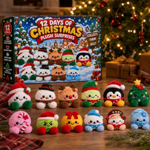 12 Days of Christmas Advent Calendar 2026 Mystery Dumpling Plush Gift Set - image 6