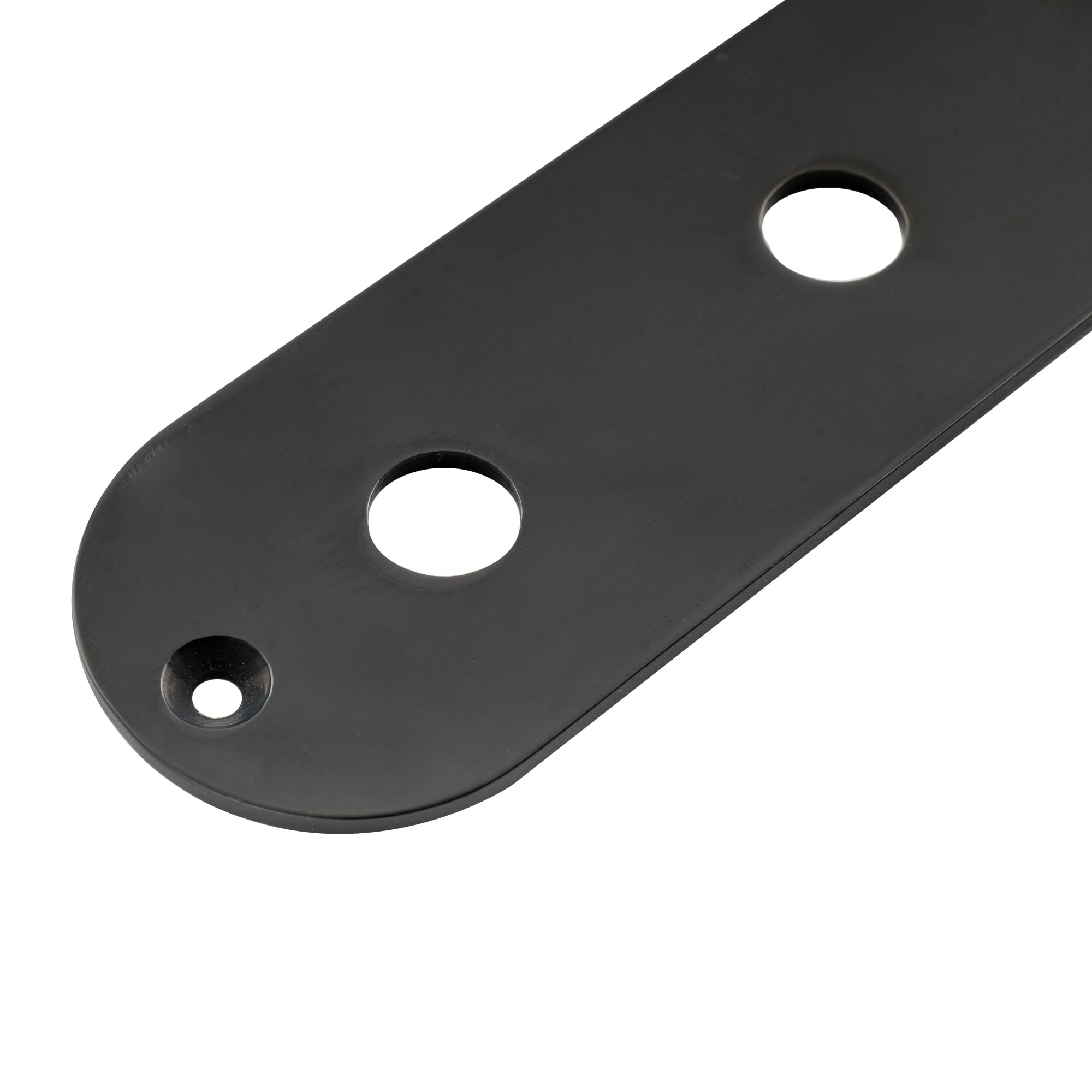 Musiclily Pro Steel 3-Hole Bass Control Plate for Vintage PB/Tele Bass Style Electric Bass, Black - Image 4