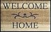 Produktbild wash+dry Fußmatte, Welcome Home beige 50x75 cm, innen und außen, waschbar