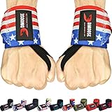 DMoose wrist wraps weightlifting men 12 and 18 Inches Thumb Loops with Wrist Support for Workouts...