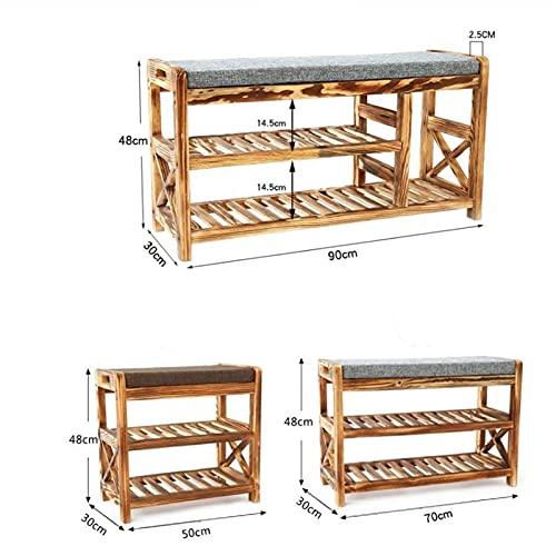 Banc étagère à chaussures pour gagner de la place dans une entrée encombrée - 3