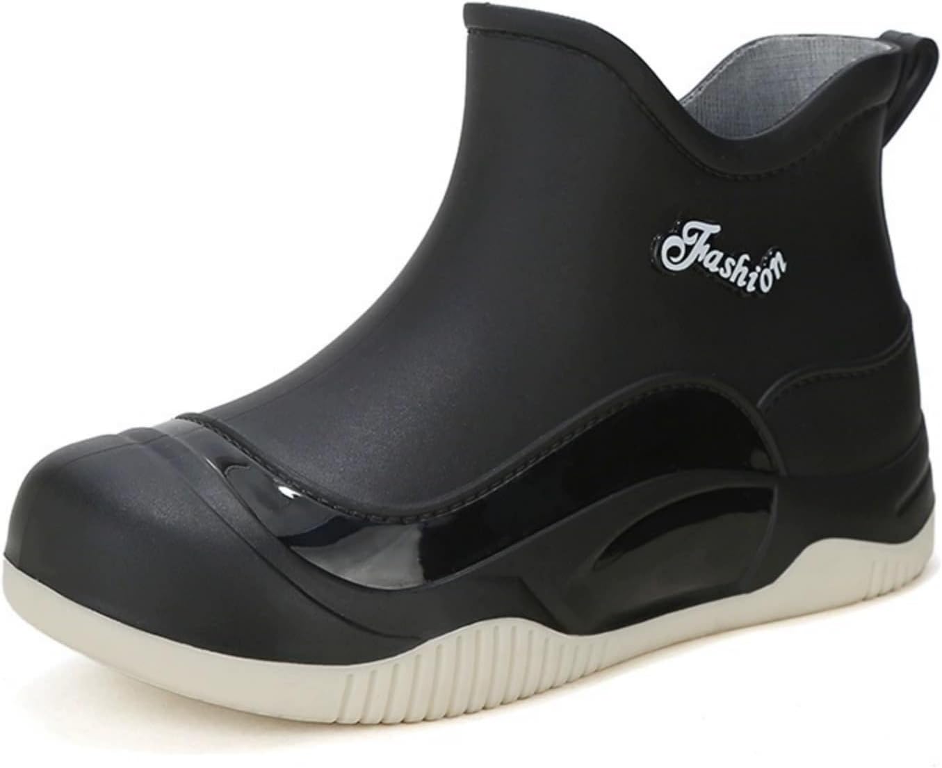 Short Rain Boots for Women Waterproof, Women's Ankle Rubber Boot for Garden Farm Lightweight Fashion