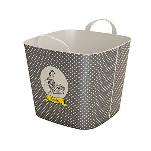 Life Story Panier en Plastique, Parfait comme Bac de Rangements ou Paniers à Linge, Convient