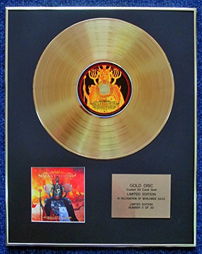 Century PresentationsMastodon - Limited Edition CD 24 Carat Gold Coated LP Disc - Emperor of Sand