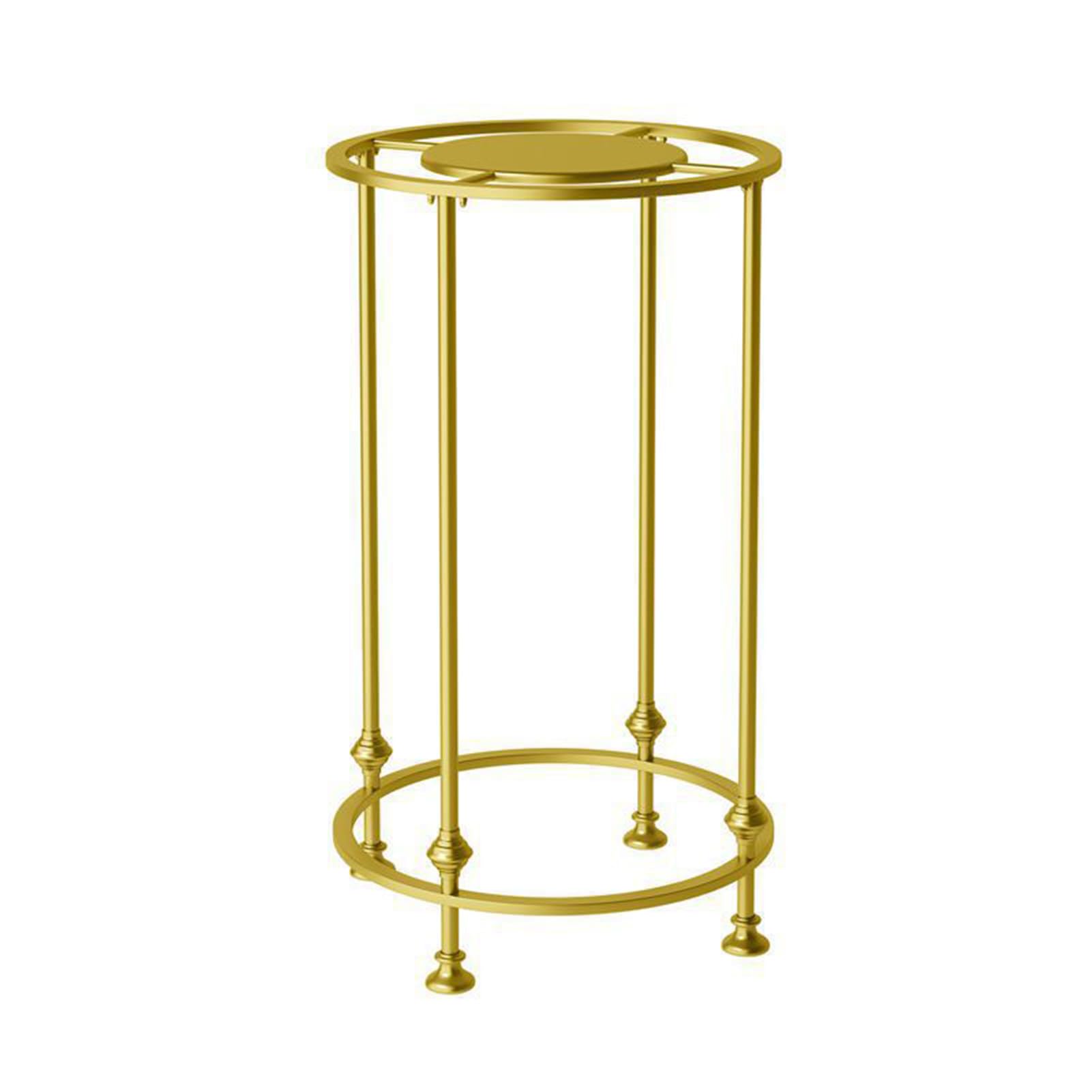 BHGFYXBS Round Garment Rack, Sturdy Floor Standing Clothes Hanger For Retail Stores And Boutique Displays,Gold-boarded 70x130cm