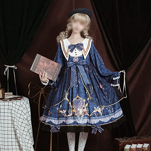 ZYZMH Lolita Dress Victorian Lolita Butterfly Love Flying
