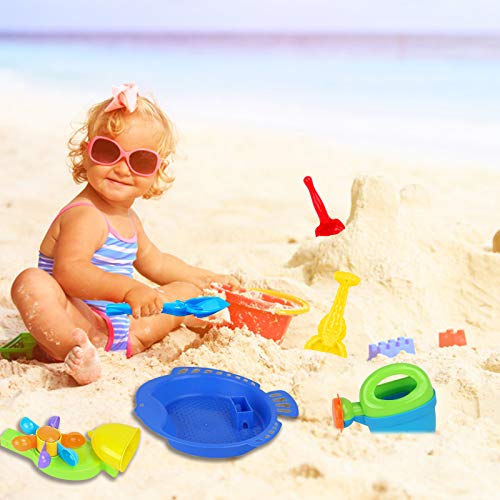 image for Scientoy Beach Toys, 19 Pcs Sand Toys Set, Summer Outdoor Sandbox Toys
