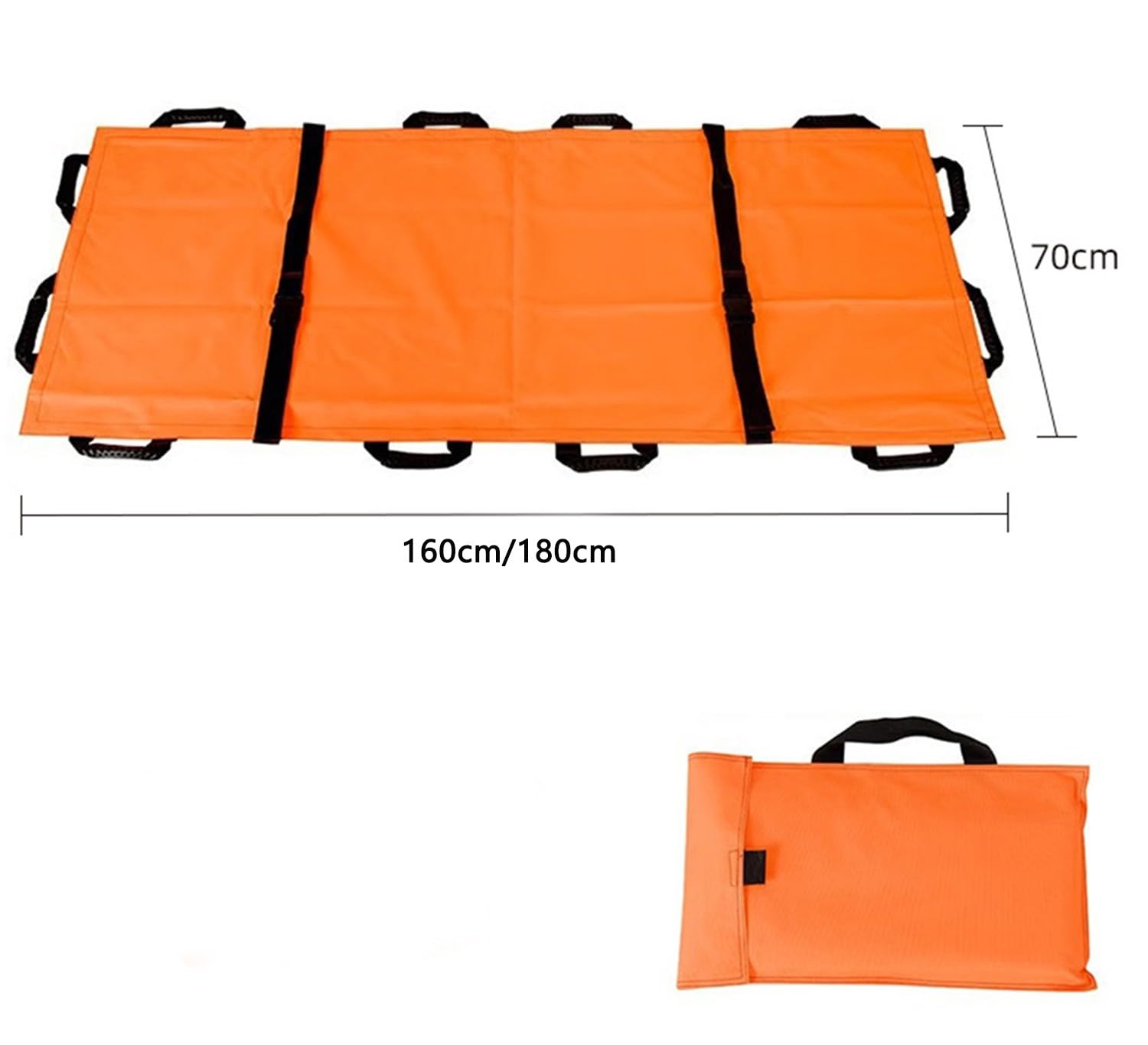 Notfalltrage Gleitmatte Pflege Multifunktion Notfall Rettungstrage Trage Aus Oxford Stoff Tragbare Transporttrage Weiche Erste Hilfe Haushalts Krankentrage Gleitmatte Pflege B,180 * 70cm