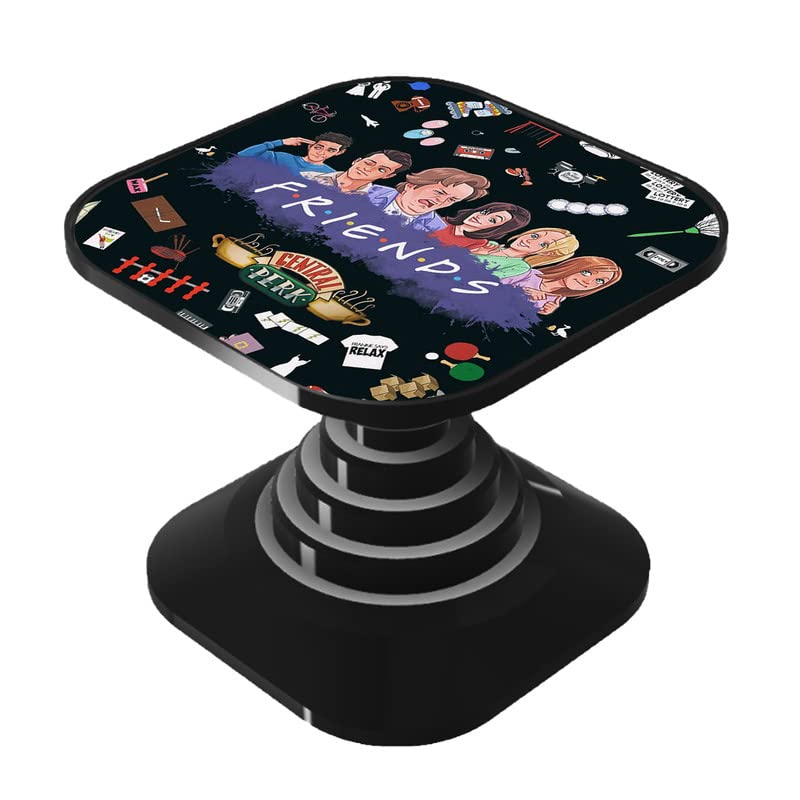 Mobile Holder Grip & Stand for Phones, Tablets, Finger Selfie Holder Matte Finish Socket 360 Degree Rotating Expanding Square Mobile Socket Grips for Smartphones Friends [WTR33]