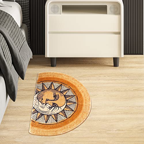 Tapete decorativo semicircular antideslizante 80x50 cm miniatura 7