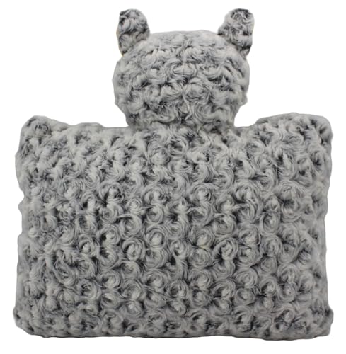 Image of Tickles Owl Soft Stuffed Plush Cushion Pillow for Kids Birthday Gifts (Size: 35 cm Color: Grey)