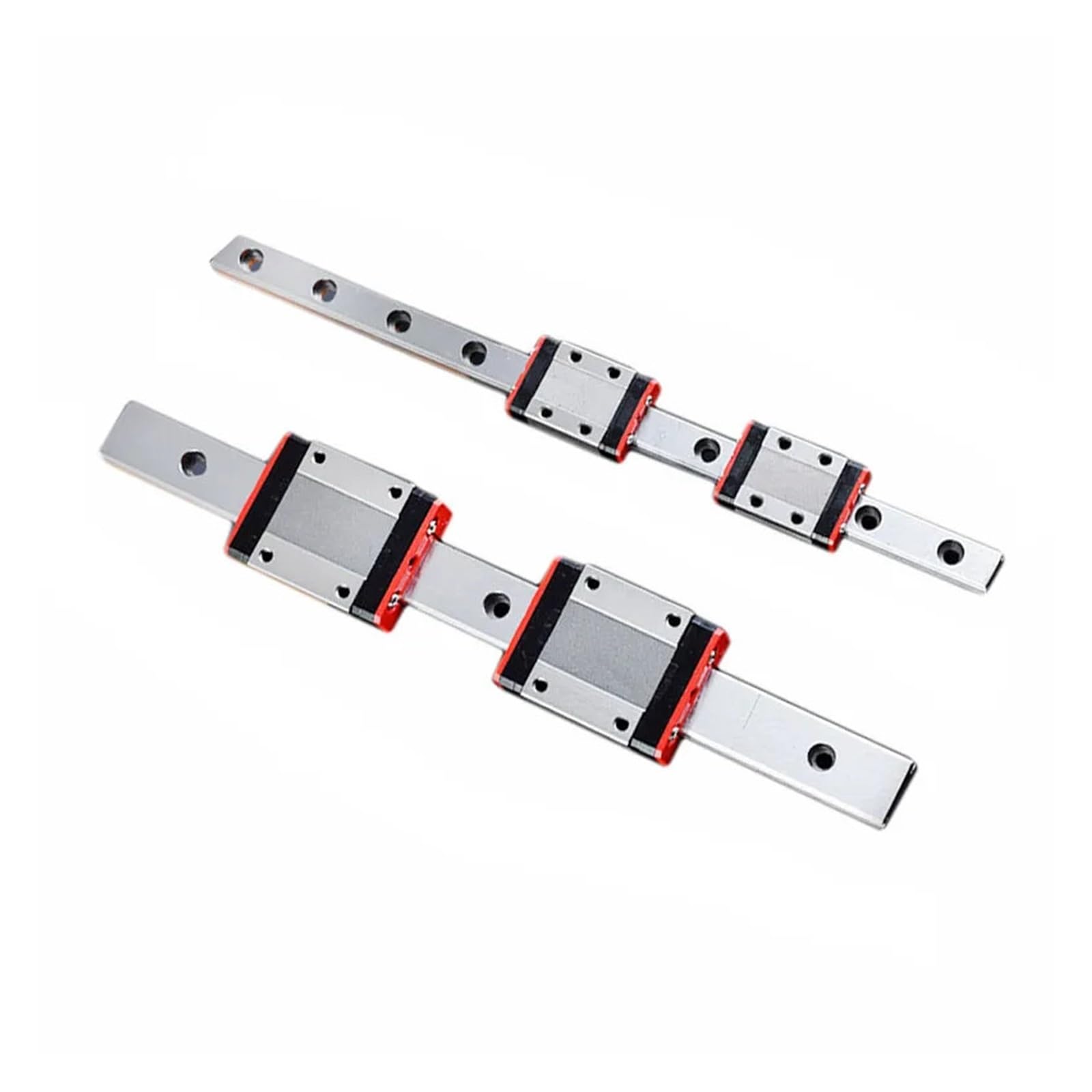 Glissières de guidage de mouvement linéaire en mét Bloc coulissant de guidage linéaire miniature 2PC MGN12 2PC MGN12H Longueur 100 mm-1000 mm(500mm)