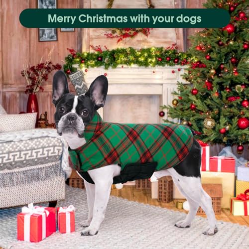 image for Kuoser Waterproof Dog Coat, Reversible Dog Jacket for Small Dogs, Adju