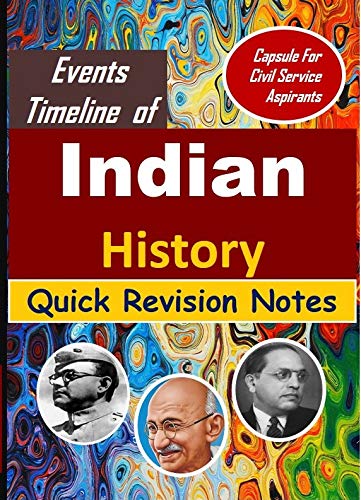 Buy Events Timeline of Indian History Useful for UPSC / IAS & all other ...