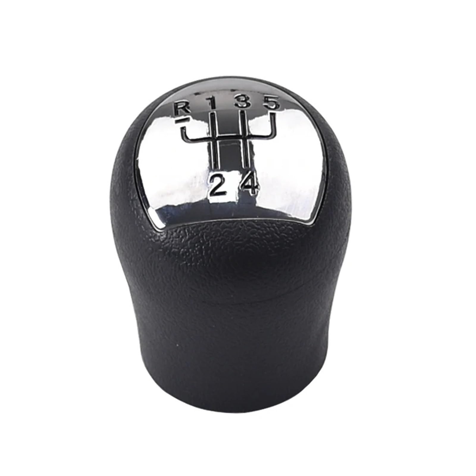 Wxnlbb Chrome Gear Shift Knob Lever Shifter Stick Handball Compatible With Renault Clio Espace Laguna Megane Scenic Twingo(Chrome)