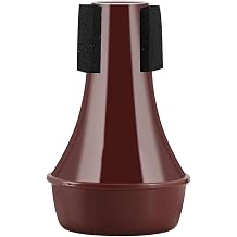 Copper Fittings Trumpet Practice Mute Professional Lightweight Brass Mute Musical Replacement Accessories Brownish Red
