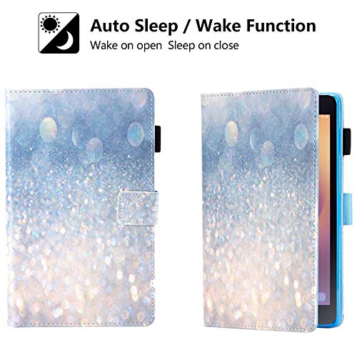 Dteck Case For (2017) Samsung Galaxy Tab A (8.0-Inch) Tablet (Sm-T380) - Fold Stand Flip Cute Cartoon Case Synthetic Leather Protective Folio Lightweight Cover With Card Holders (Beach Sand) #TOP1