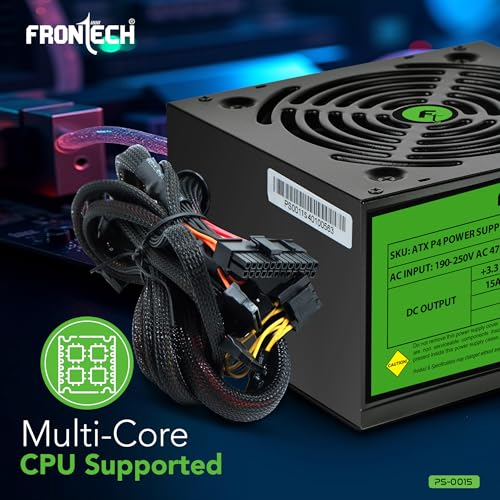 Image of Frontech PRO 1200 Power Supply for PC : High-Performance Power Supply Engineered for Peak Performance and Precision (PS-0015)