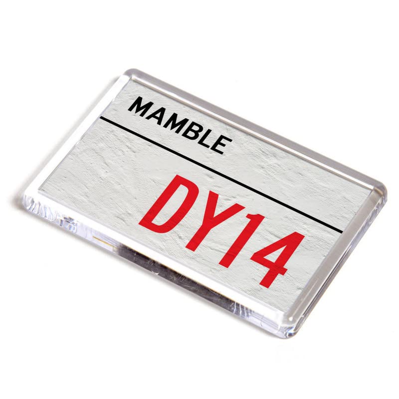 FRIDGE MAGNET - Mamble DY14 - UK Postcode