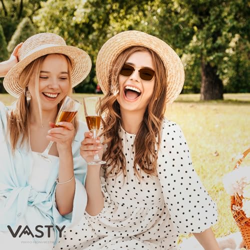 VASTY Sunglasses for Women Men Trendy Rectangle Shades UV400 Sun Glasses3