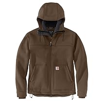 Carhartt Super Dux Relaxed Fit Sherpa Lined Active Jac, Giacca Active Uomo, Coffee, L