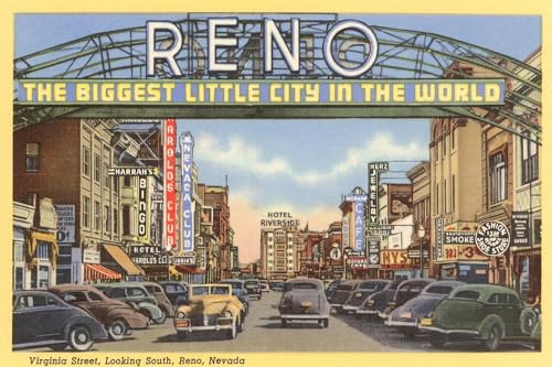 ART.COM Wall Art Print Virginia Street, Reno, Nevada, 18" x 12"