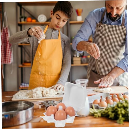 Cartones de huevos de pulpa de papel con tapa para almacenamiento y entrega de huevos 3