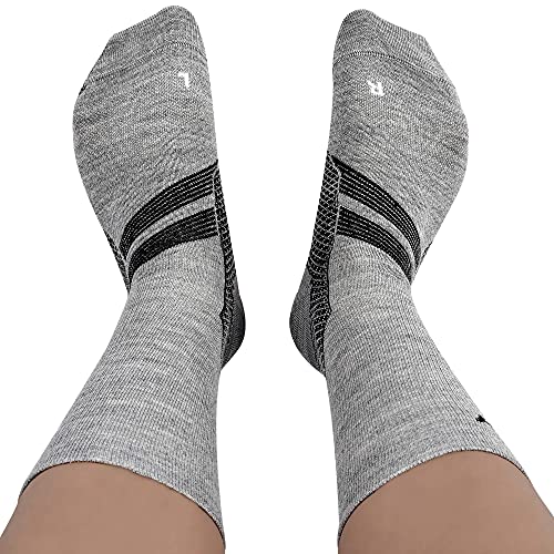 Image of Merino Plantar Fasciitis Socks, Targeted Ankle, Foot & Arch Support