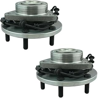 2-Piece Front Left Wheel Hub Assembly - 6-Lug 5.5