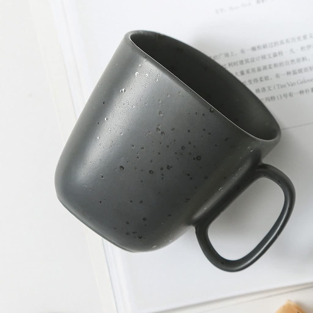 Tazza di Caffè Tazza da tazza da caffè in ceramica Tazza da ufficio con manico Tazza dell'acqua Tazza di latte in stile europeo circa 12 once Coppa for la colazione Tazza da Caffè da Viaggio