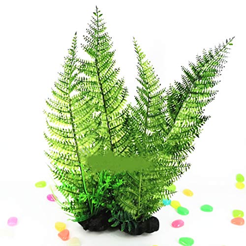 KINGDUO Simulation Wasser Gras Fisch Tank Landschaftsbau Dekoration Liefert Kunststoff Gefälschte Blumen-F