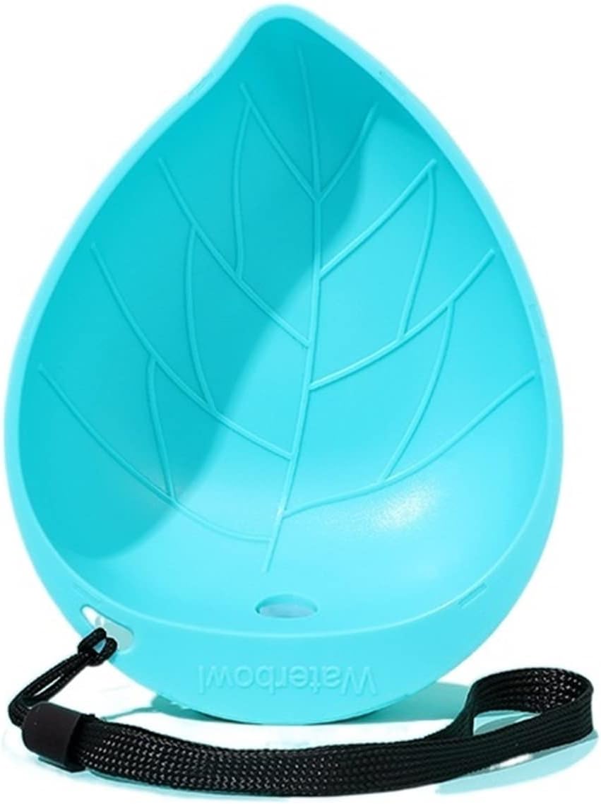 Dog Water Bottles Portable Pet Dog Travel Water Bottle Drinking Feeder for Dogs Cats Walking Outdoor Bowl Supplies(Leaf Green)