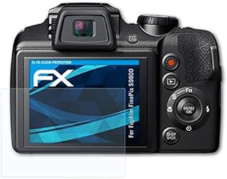 atFoliX Screen Protection Film compatible with Fujifilm FinePix S9800 Screen Protector, ultra-clear FX Protective Film (3X)