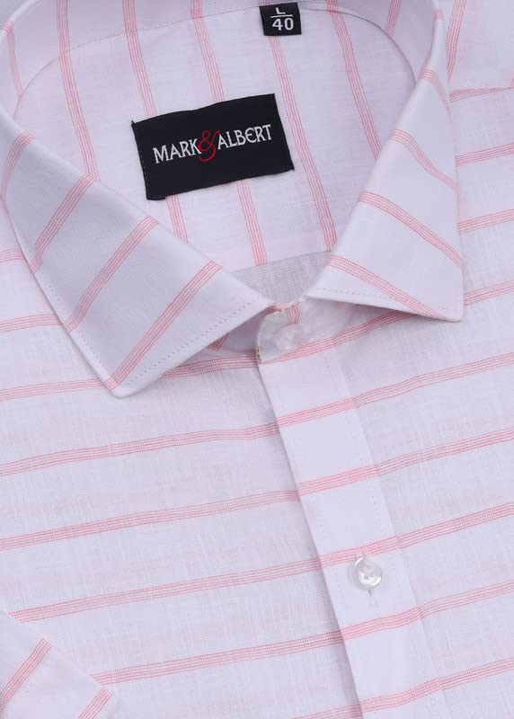 Image of Men's Half Sleeve Linen Shirt