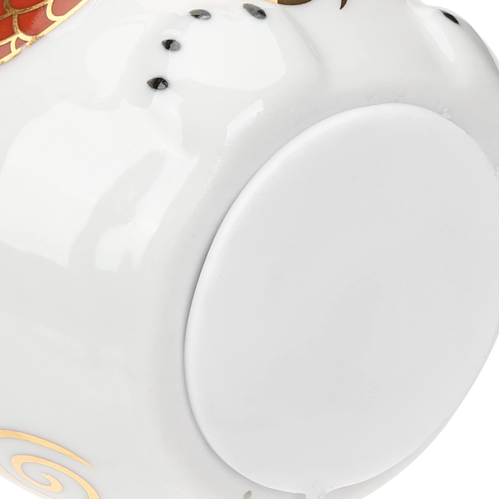 VICASKY 4stücke Ceramic Piggy Bank Maneki Neko Statue Glückskatze Ornamente Für Zuhause Büro Praktische Spardose Mit Verarbeitung Japanische Dekoration Für Katzenliebhaber