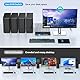 AILVLVNG 4K144Hz DisplayPort KVM Switch 4 Computers 1 Monitore 8K60Hz USB 3.0 KVM 4 Port Switches 4 PC teilen Sich einen Monitore und 4 USB Geräte wie Tastatur Maus Drucker
